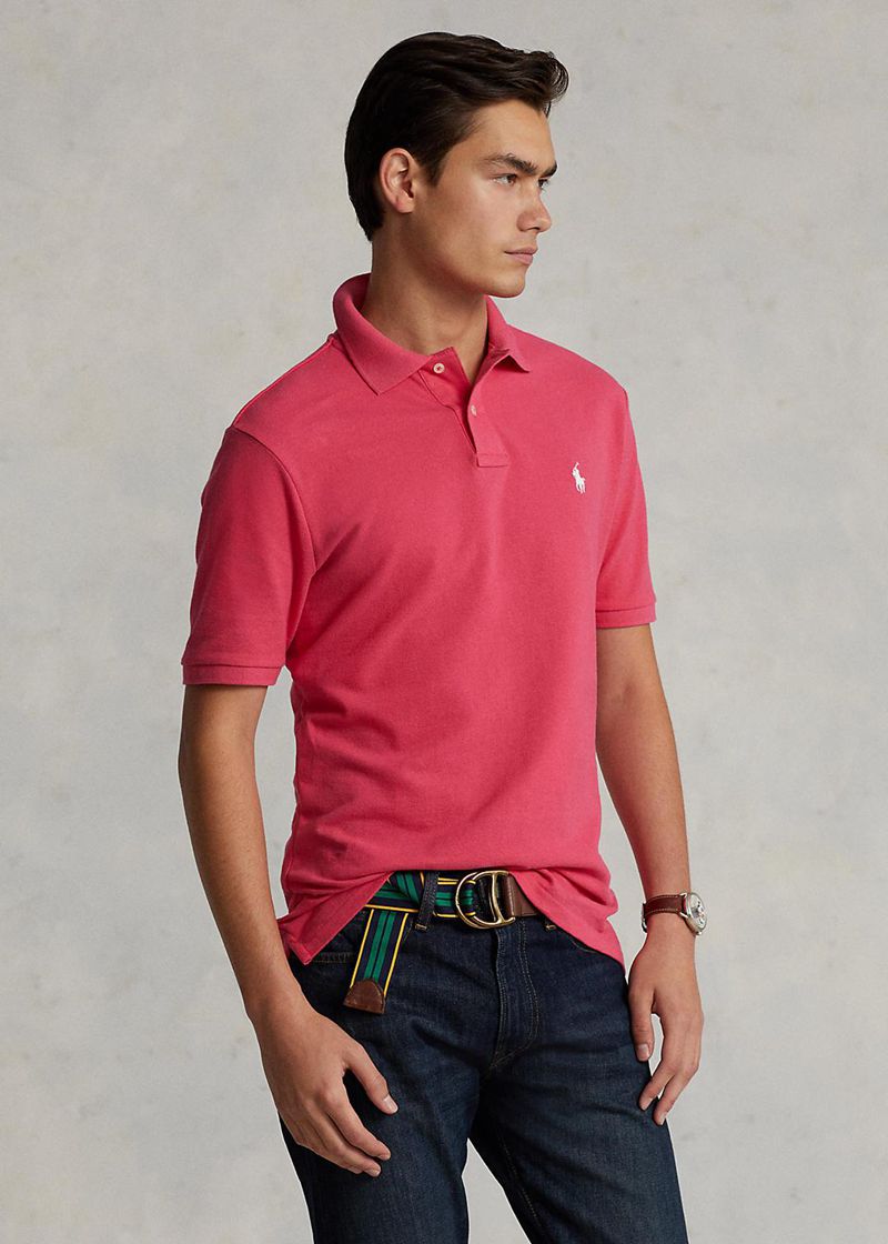 Poleras Polo Polo Ralph Lauren Hombre Slim Fit Mesh Chile Rosas TJWIE-8053